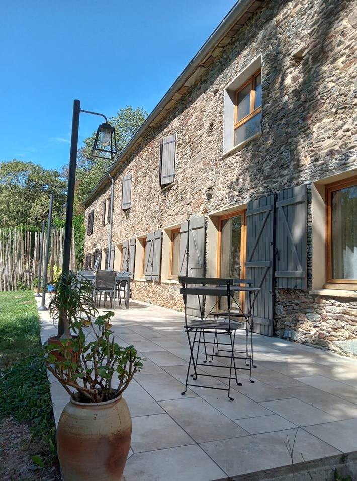 Studio pour 3 personnes, avec jardin