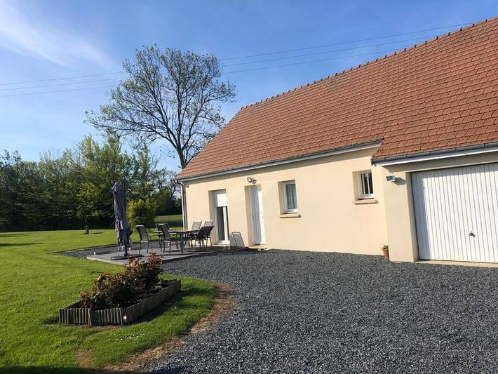 Maison de vacances pour 8 personnes, avec Terrasse ainsi que Jardin et Vue