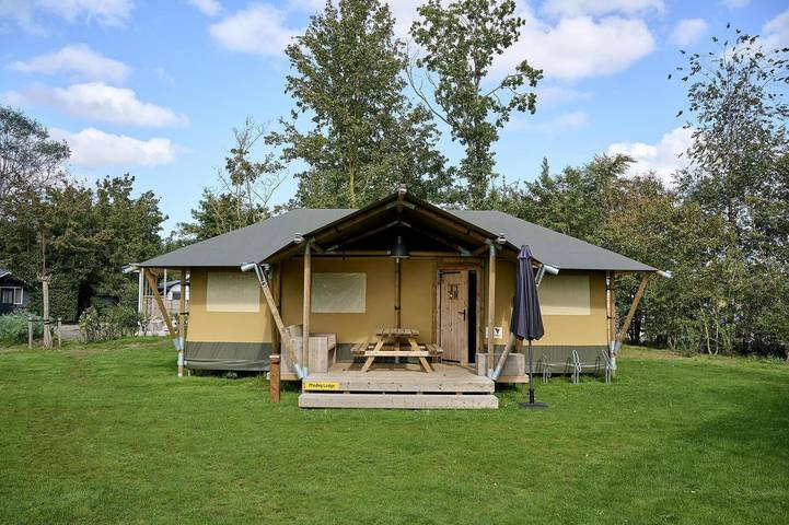 Lodge für 7 Personen, mit Balkon/Terrasse und Terrasse in Biddinghuizen
