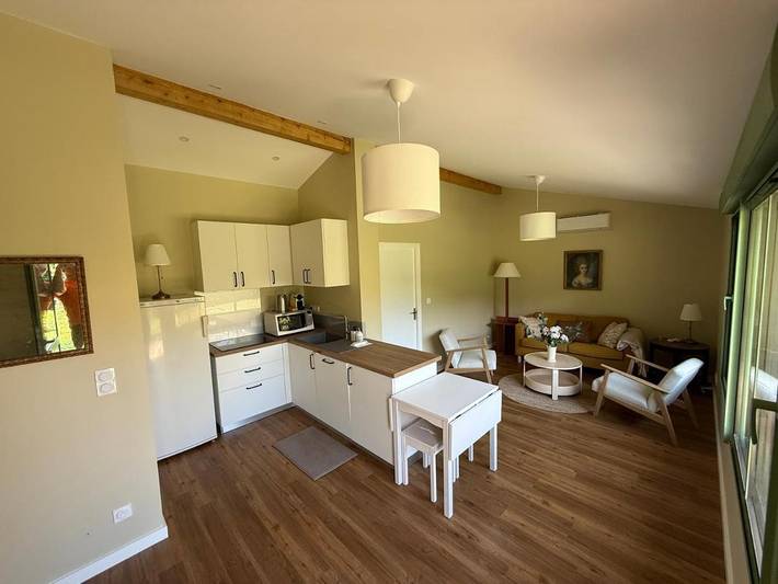 Location de vacances pour 4 personnes, avec terrasse ainsi que vue et jardin à Bruniquel - 2