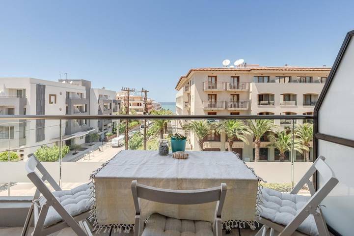 Ganzes Studio, Studio-Apartment 'Cozy Home Near The Sea 13' mit Balkon, WLAN und Klimaanlage in Rethymno (Stadt), Rethymno und Umgebung