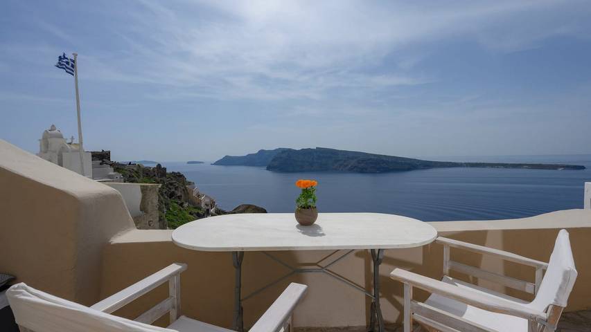Location de vacances pour 2 personnes, avec balcon et vue sur l’océan à Oia - 3