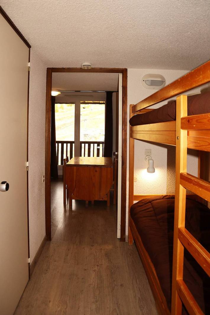 Appartement de vacances entier, Studio 6 personnes accès direct aux pistes in Les Orres, Parc national des Écrins