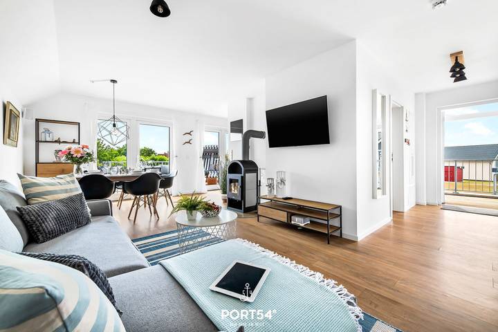 Ganze Wohnung, Ferienwohnung Perle im Nordseeresort - Infrarotkabine, Kamin, Balkon, Hunde erlaubt in Büsum, Kreis Dithmarschen