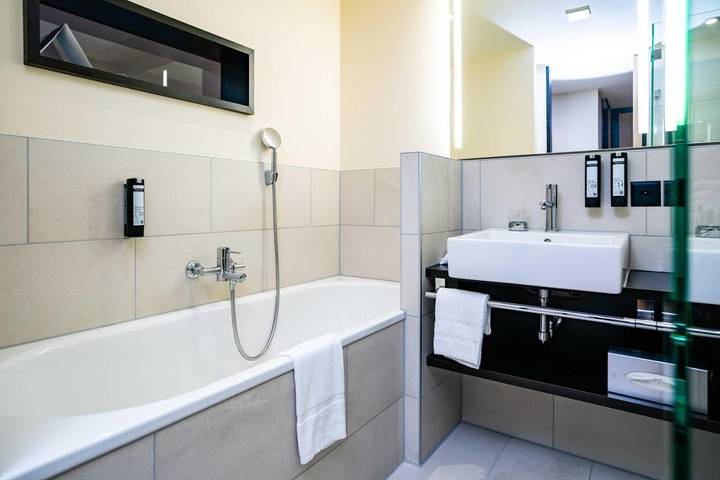 Hôtel pour 3 personnes, avec Balcon et Terrasse ainsi que Jacuzzi et Jardin à Thun - 4