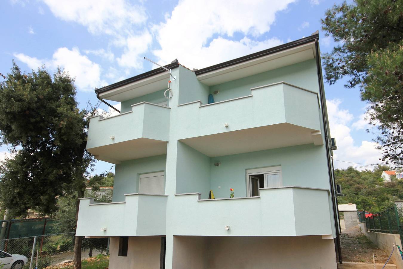 Ganze Wohnung, 1-Zimmer-Ferienwohnung mit Terrasse Poljica, Trogir A-10010-c in Poljica, Split-Dalmatien