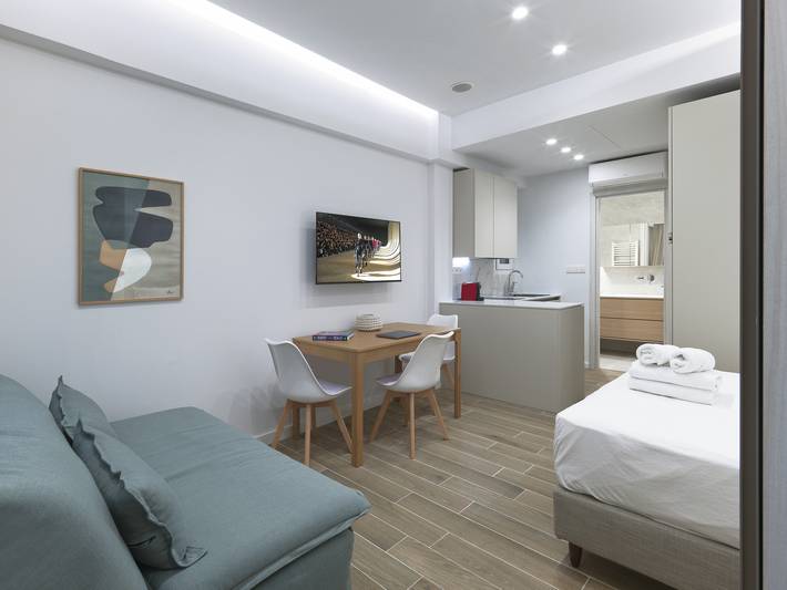 Entire studio, ·Chic and modern studio in the center in Central Section of Athens, Athens