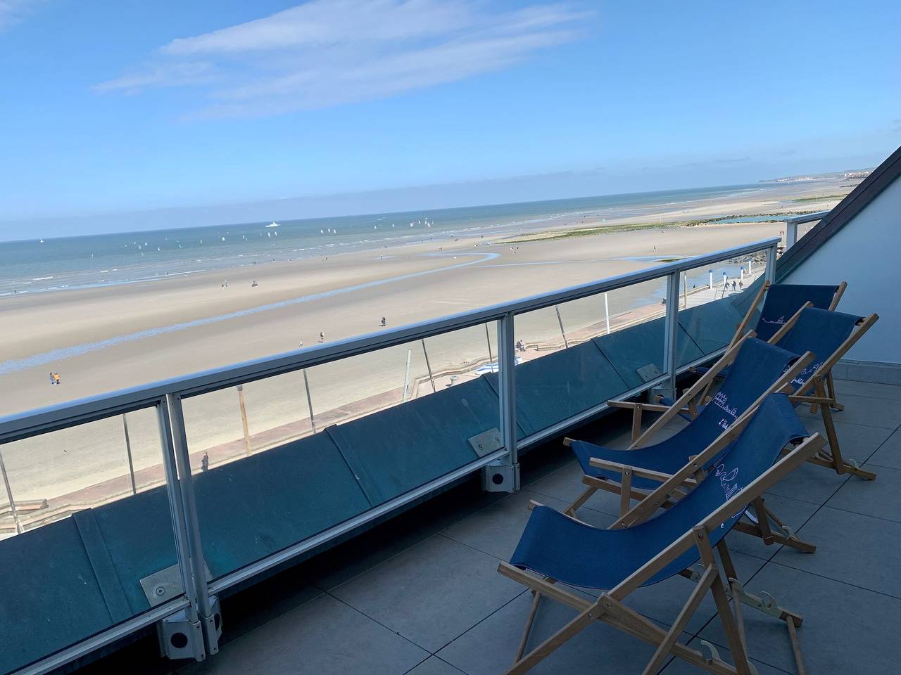 Ganze Wohnung, Ferienwohnung für 4 Personen mit Balkon in Wimereux, Boulogne-sur-Mer und Umgebung