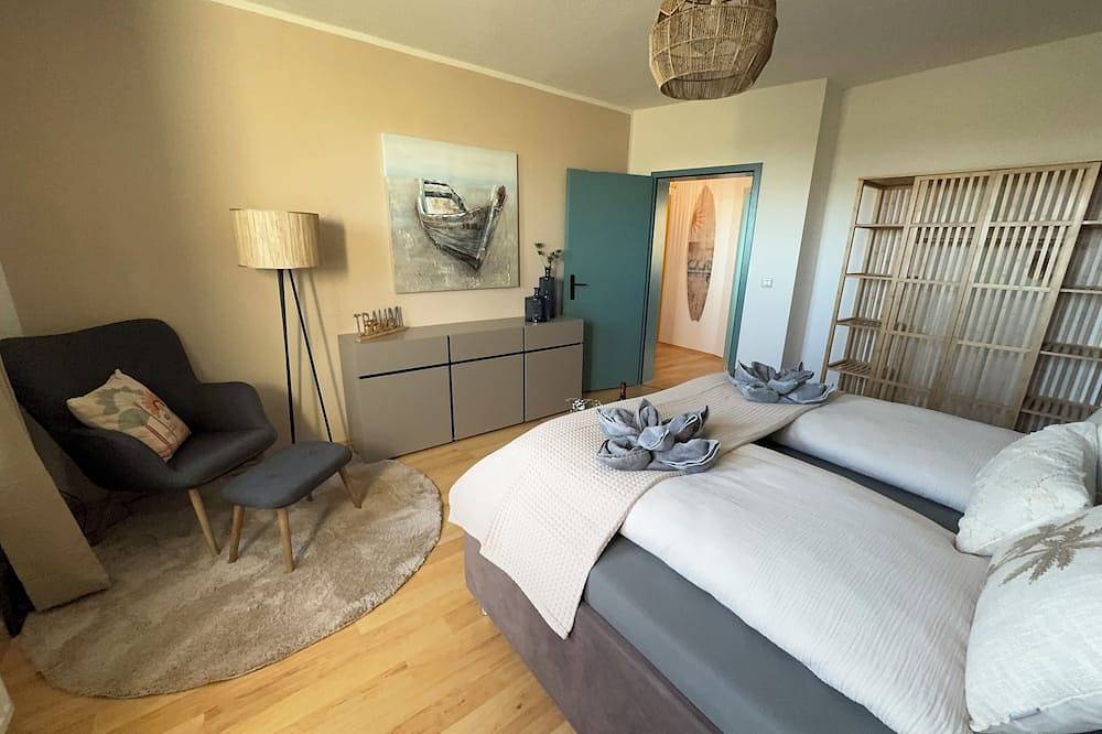 Ferienwohnung 1 im Beachhouse am Goitzschesee - strandnah & familienfreundlich in Bitterfeld, Bitterfeld-Wolfen