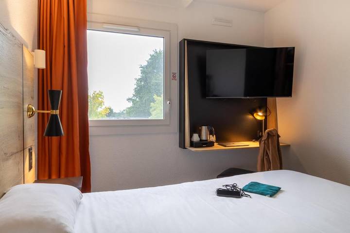 Hôtel pour 2 personnes, avec terrasse, animaux acceptés à Orvault