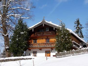 Ferienhaus für 2 Personen, mit Garten und Seeblick sowie Ausblick am Tegernsee