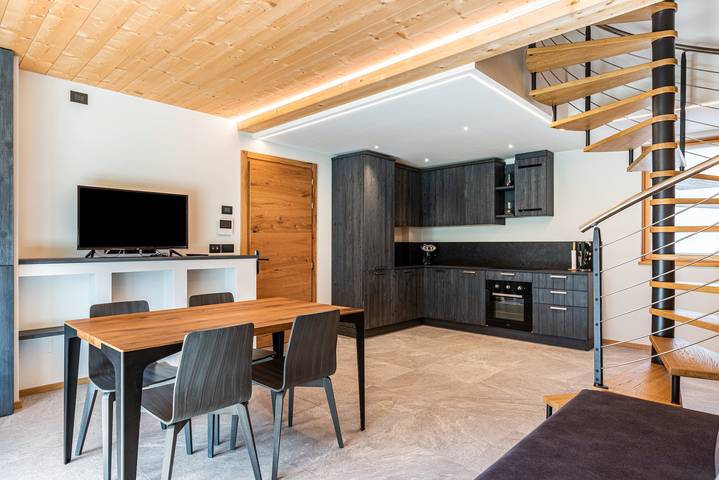 Ganze Wohnung, Ferienwohnung "Ciasa Fatati" mit Bergblick, Sauna und Wlan in Pinzolo, Comune di Pinzolo