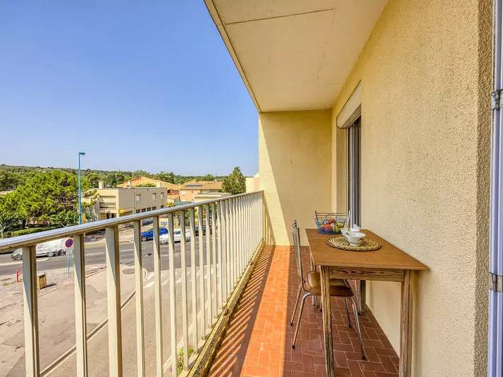 Gîte pour 6 personnes, avec balcon dans Office De Tourisme De Narbonne Plage