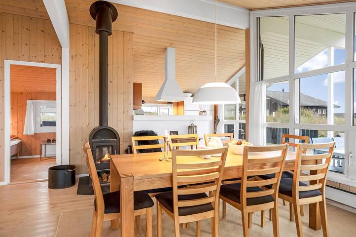 Ferienhaus für 6 Personen, mit Terrasse und Whirlpool sowie Sauna, mit Haustier in Nørlev Strand - 4