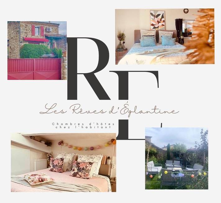 Chambre d’hôte pour 3 personnes, avec terrasse ainsi que vue et jardin à Saint-Cyr (Ardèche)