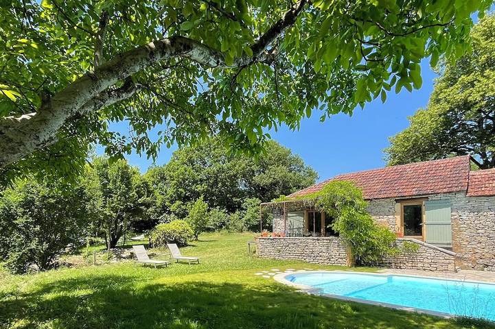 Location de vacances pour 9 personnes, avec Jardin à Campagnac-lès-Quercy
