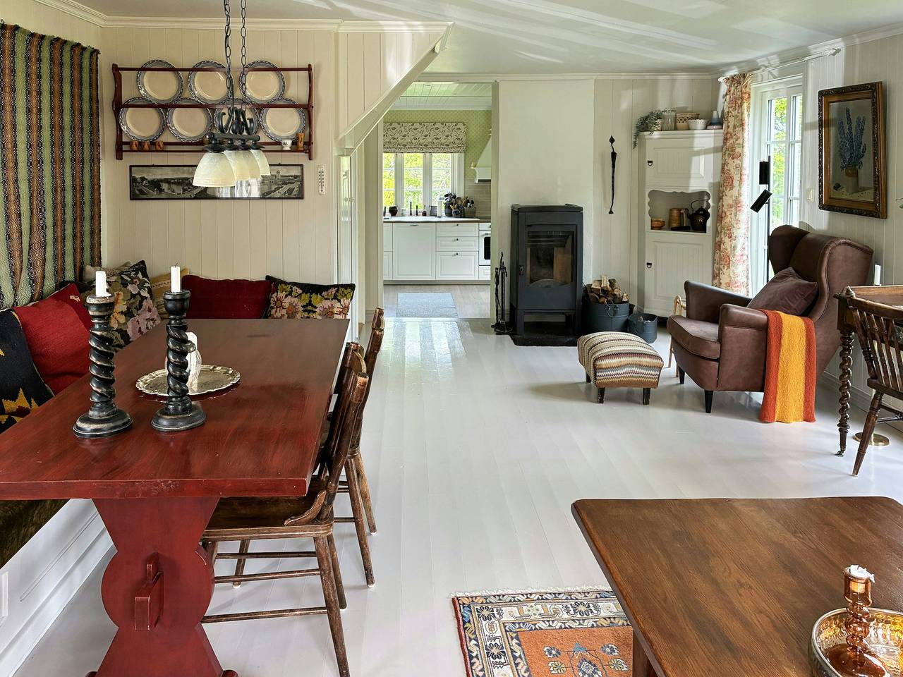 Ferienhaus mit schöner Aussicht und eigener Sauna in Vennesla