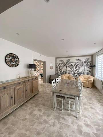 Location de vacances pour 5 personnes, avec terrasse et jardin à Grand-Fort-Philippe