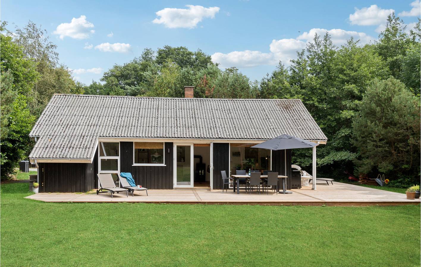 Ferienhaus für 6 Personen mit Terrasse in Østre Sømarken, Pedersker