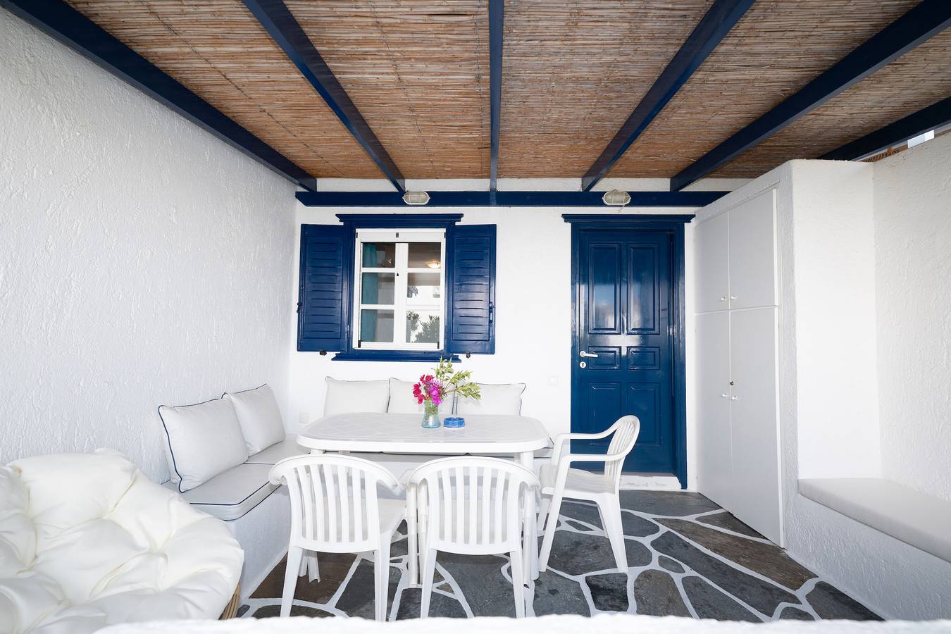 Bungalow 'Estia House' mit Gemeinschaftspool, Wi-Fi und Klimaanlage in Mykonos