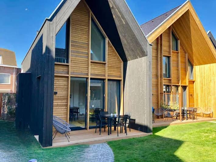 Gîte pour 4 personnes, avec sauna et jardin, adapté aux familles dans Zélande