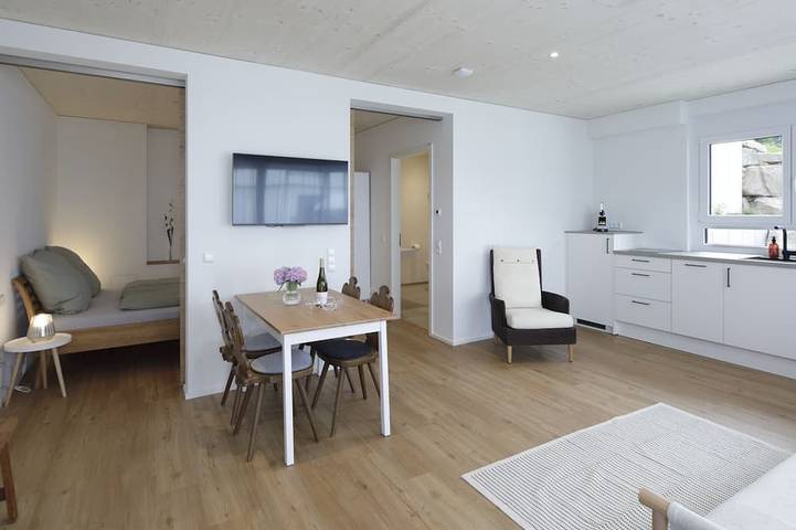 Ferienwohnung für 3 Personen, mit Balkon und Garten in Horben