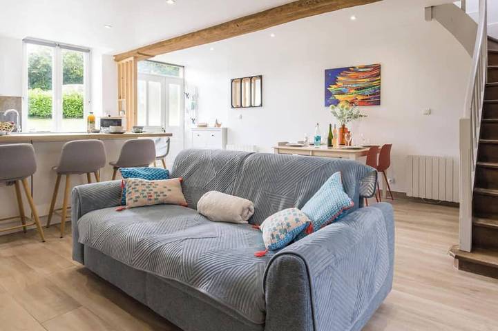 Gîte pour 4 personnes, avec jardin