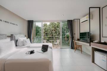Maison d’hôte pour 3 personnes, avec balcon à Kata Beach