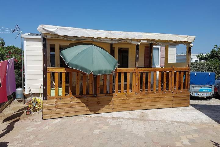 Mobil home pour 5 personnes, avec terrasse et jardin dans Plage Mateille - 4