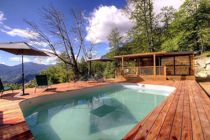 Gîte für 5 Personen, mit Terrasse und Pool auf Korsika