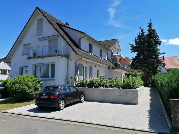 Ferienwohnung für 3 Personen, mit Ausblick und Garten in Michelstadt