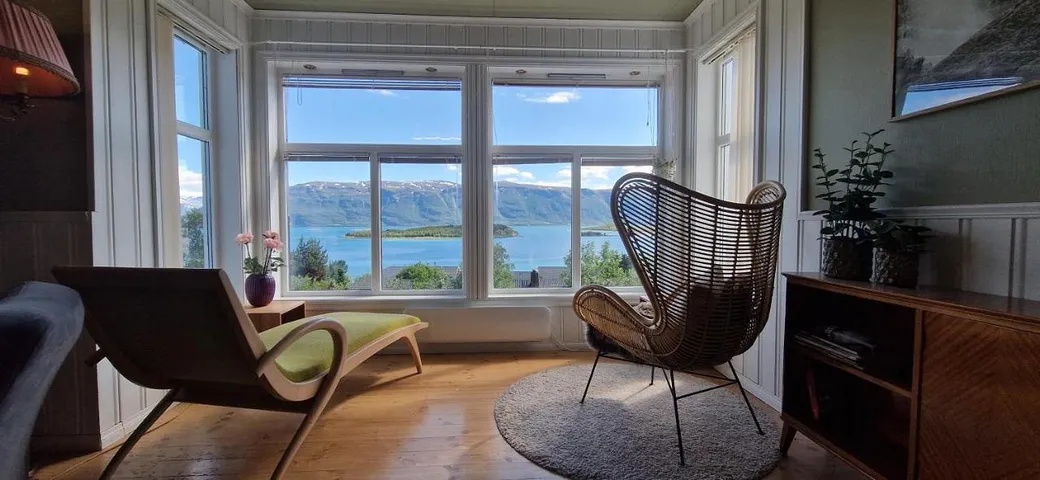 Ferienwohnung für 4 Personen, mit Sauna und Garten sowie Ausblick - 1