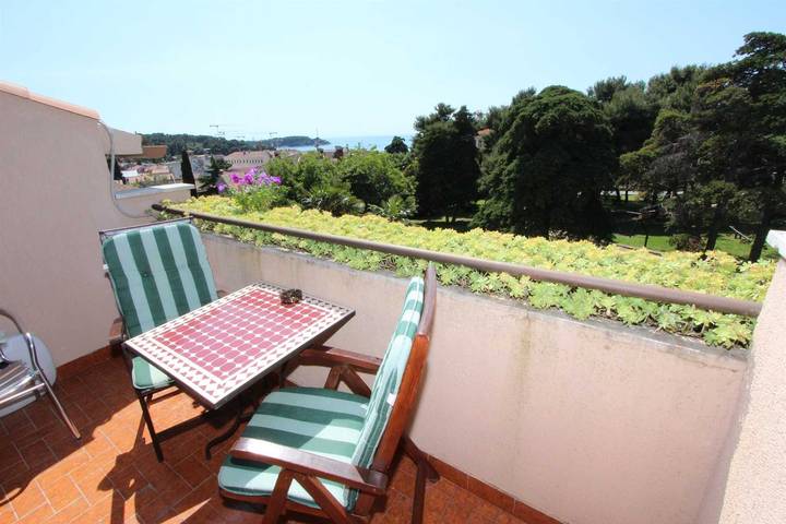 Holiday rental for 2 people, with balcony and balcony/terrace in Rovinj