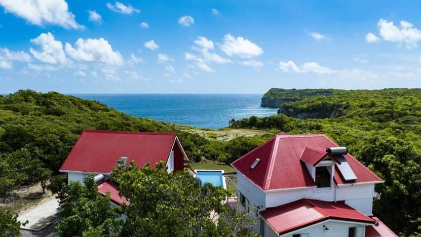 Gîte pour 9 personnes, avec jardin et piscine dans Saint-Louis (Marie-Galante) - 4