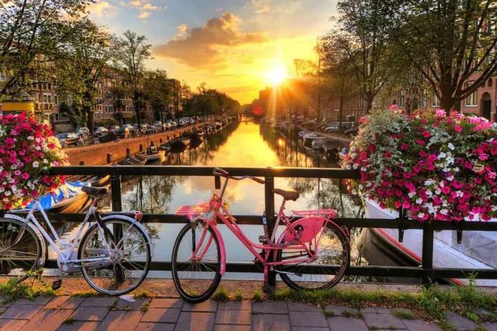 Ferienhaus für 6 Personen, mit Balkon und Garten in Amsterdam