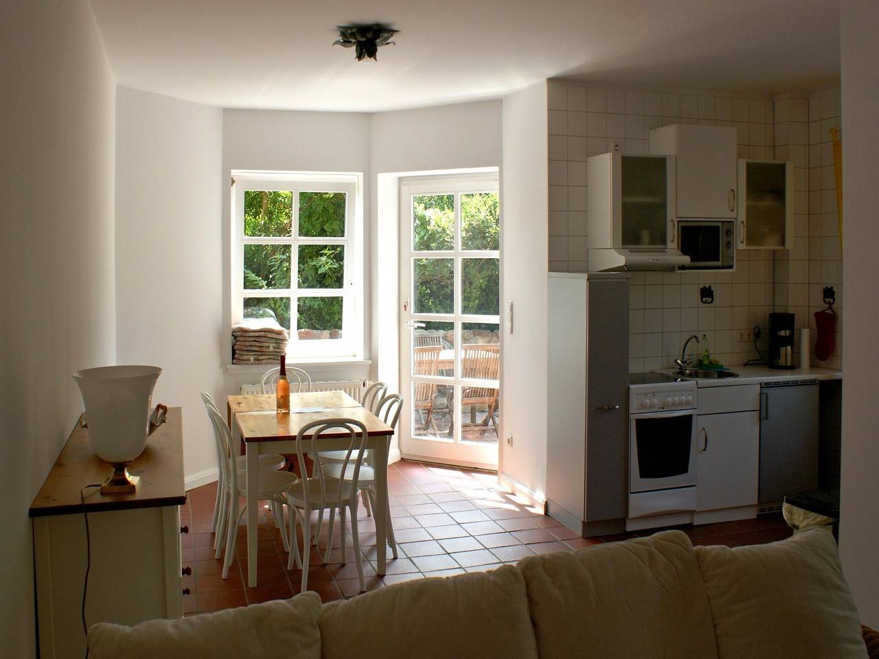 Ganze Wohnung, Wohnung in Semlow mit Garten und Terrasse in Semlow, Vorpommern-Rügen