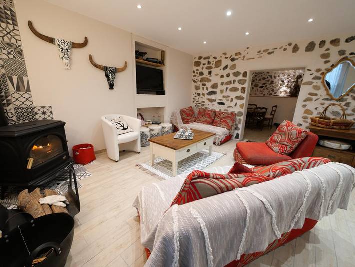 Gîte pour 8 personnes, avec balcon et jardin