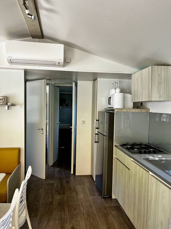 Camping pour 4 personnes, avec vue et balcon/terrasse à Saint-Palais-sur-Mer - 4