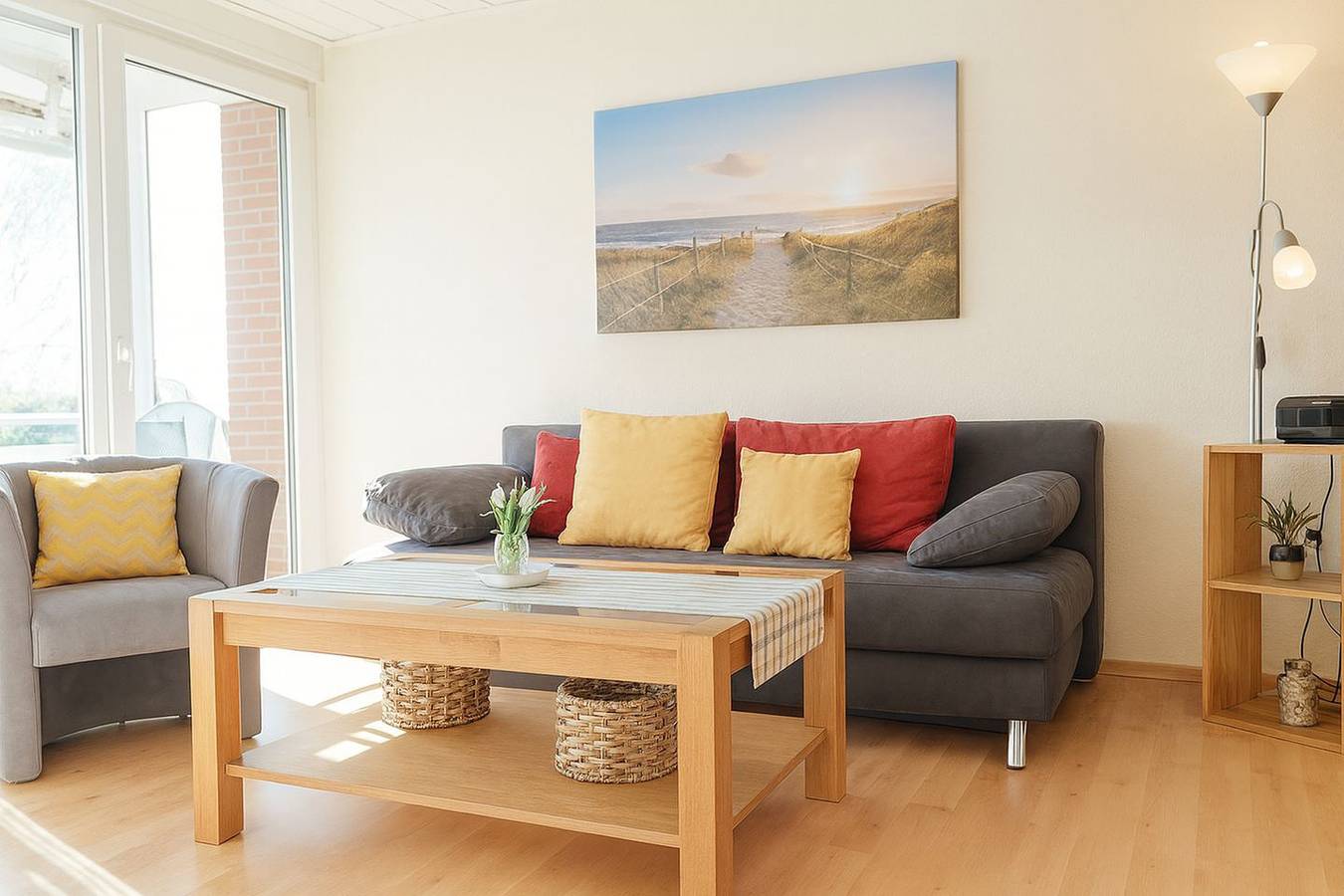 Ganze Wohnung, Komfortable Ferienwohnung mit Balkon im Küstenort Horumersiel-Friesenhörn in Schillig, Wangerland