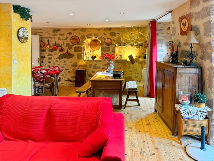 Maison de vacances pour 4 personnes, avec Balcon et Vue à Laroquebrou