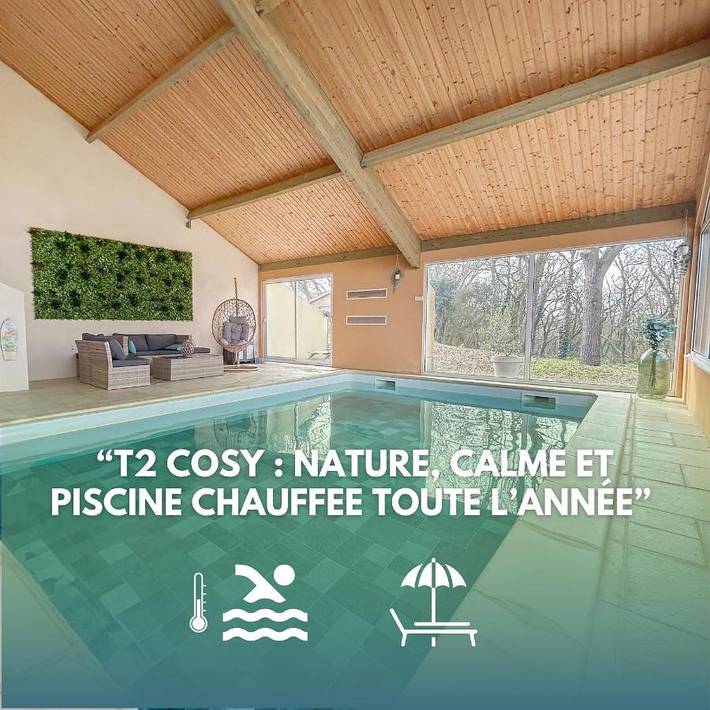 Gîte pour 4 personnes, avec jardin et piscine à Vouillé