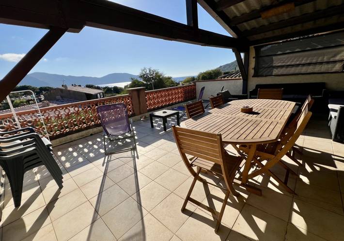 Gîte pour 8 personnes, avec terrasse, animaux acceptés à Appietto