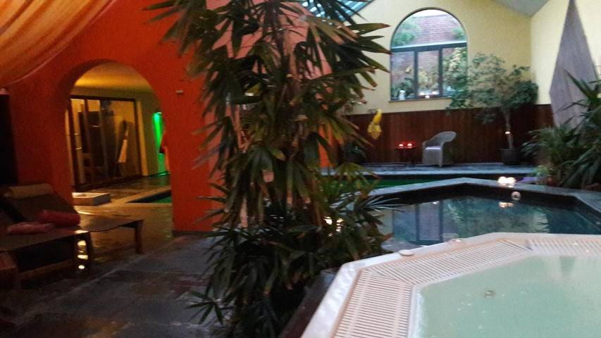 B&b für 2 Personen, mit Terrasse und Whirlpool sowie Garten und Sauna in Belgien - 4