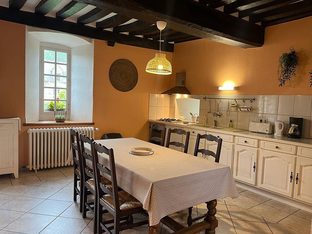 Le château de Briquebosq in Bricquebosq, Côte de la Déroute