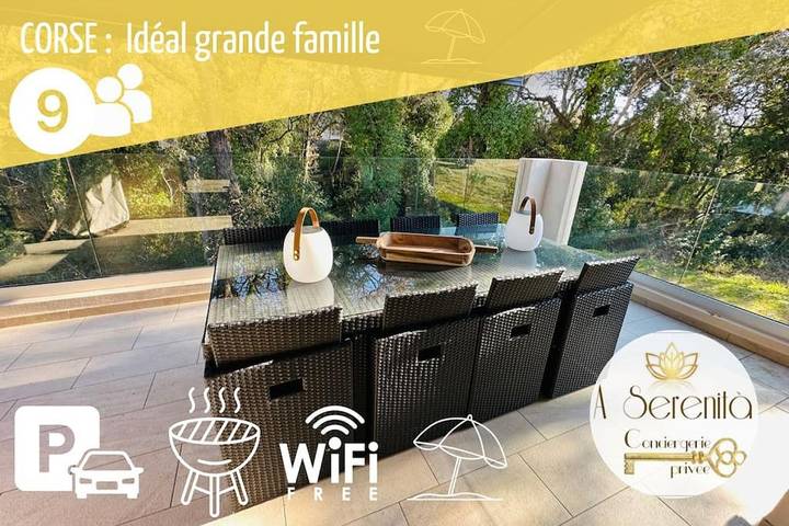 Villa pour 7 personnes, avec terrasse