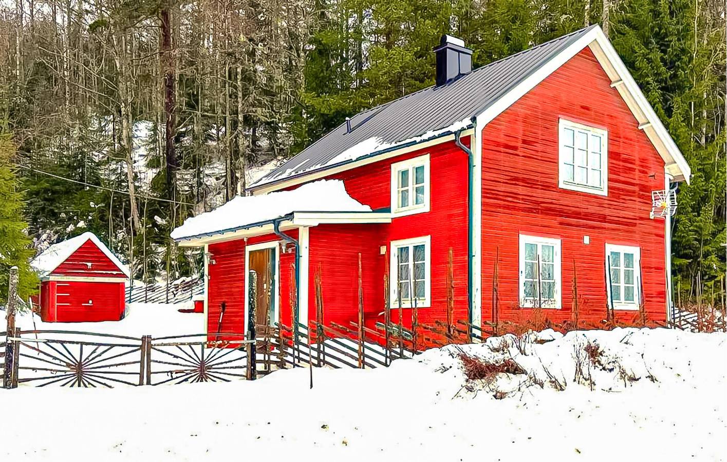 Hus för 8 Personer med terass in Värnäs, Värmland