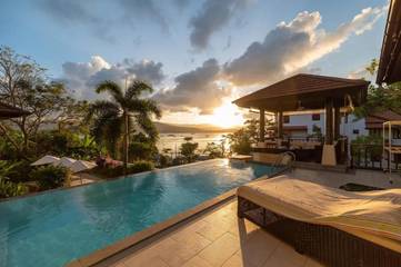 Villa pour 6 personnes, avec jardin ainsi que piscine et vue dans Koh Samui