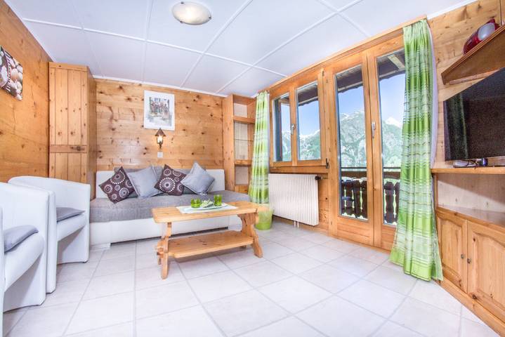 Ganze Ferienwohnung, Bergfink - 6-Bettwohnung, 1190 in Grächen, Walliser Alpen