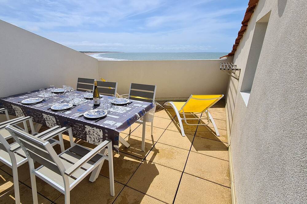 Appartement entier, Appartement avec vue sur mer T3 à Longeville sur Mer (Vendée) in Le Rocher, Longeville-sur-Mer
