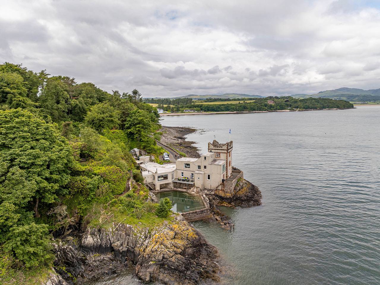 Balcary Tower in Dumfries and Galloway